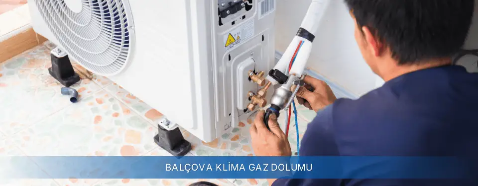 Balçova İlçemi General Electric Klima Gaz Dolumu